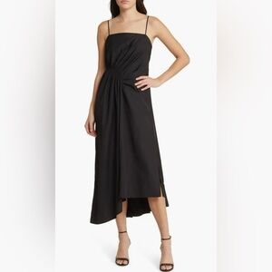 448.  Anthropology Du Paradis Smock Waist Detail Midi Dress